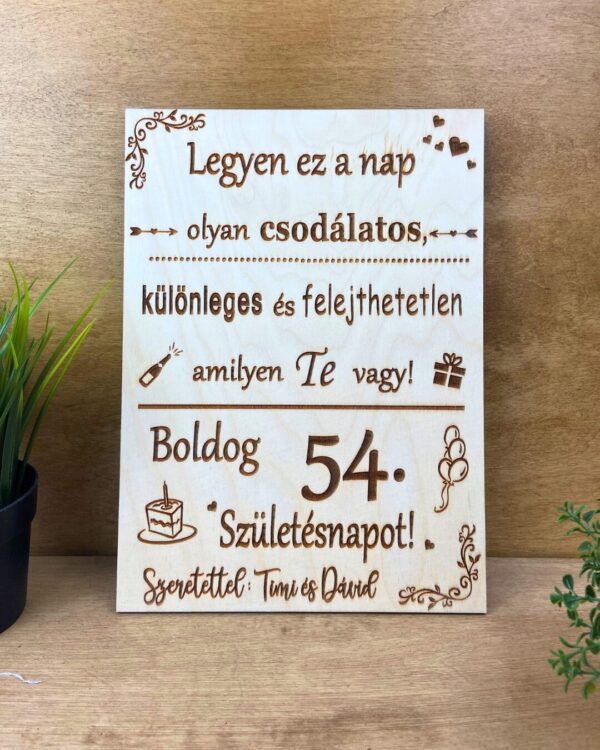 Boldog születésnapot tábla - Image 3