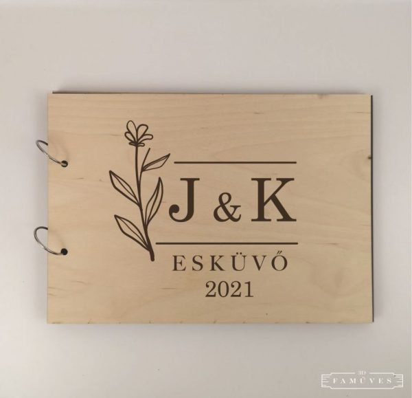 Egyedi feliratos fotóalbum