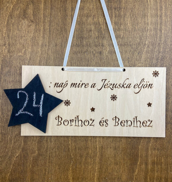 Visszaszámláló tábla gyerekeknek
