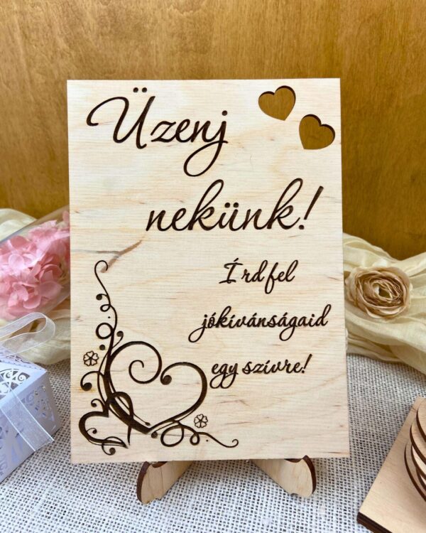 Esküvői vendégkönyv- tornyosuló szeretet - Image 2